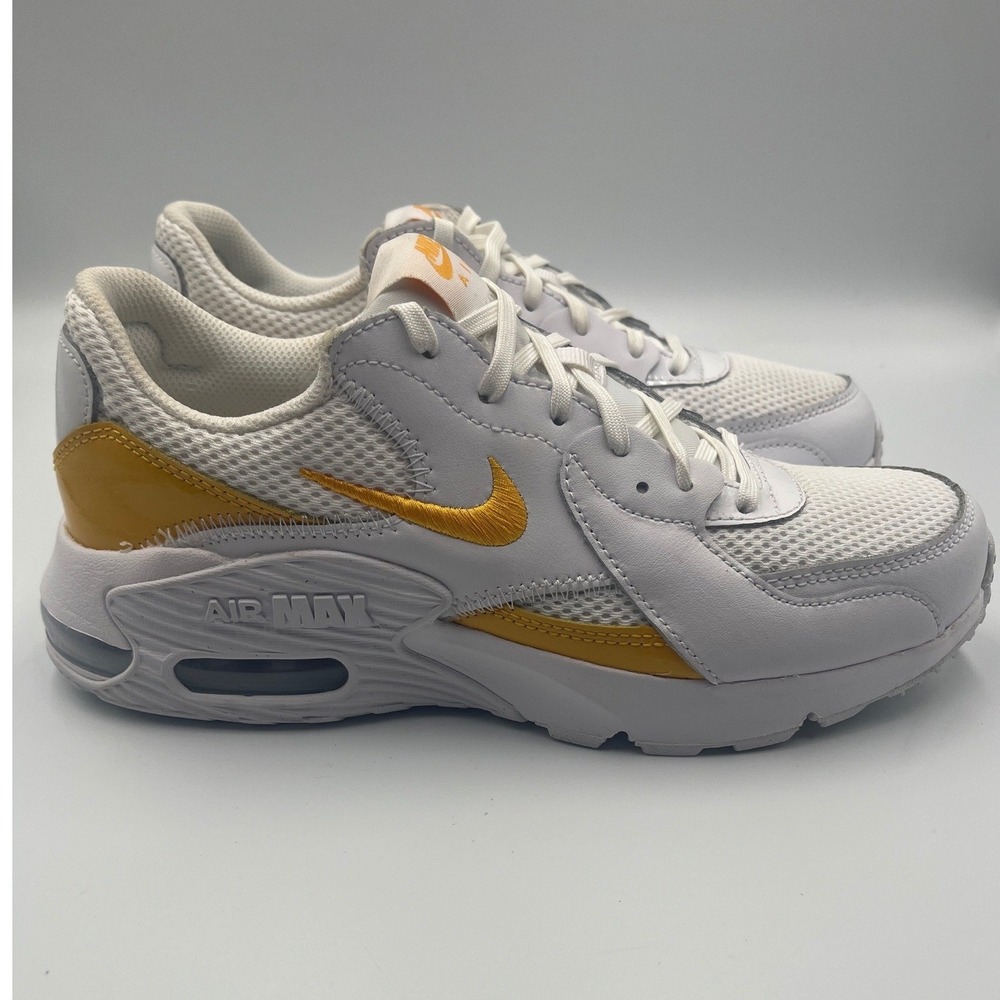 Nike Air Max Excee DX4352-100 White University Gold Womens 7 Athletic Shoes